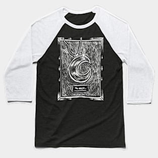 The Moon Pendant | White Version Baseball T-Shirt